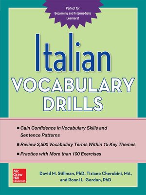 cover image of Italian Vocabulary Drills